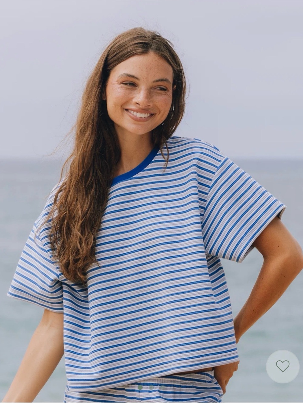 NWT Daily Drills Striped Tee